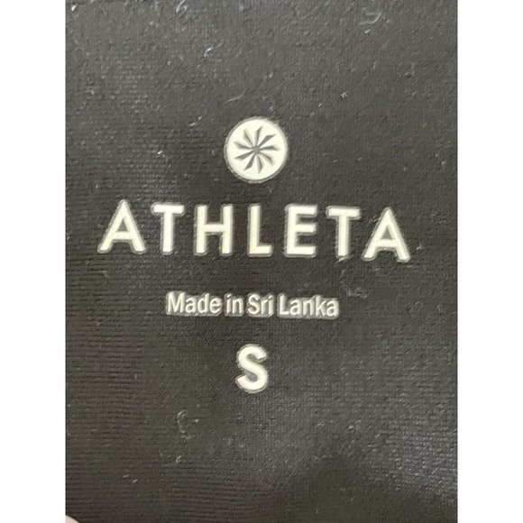 ATHLETA WAVES STEALTH 7/8 TIGHT PANTS YOGA GYM FITNESS BLACK‎ S  #457962  $108 - Picture 5 of 11